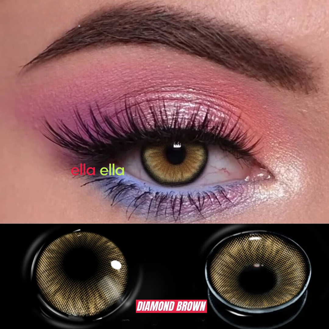 Lente de Contato Colorida - Diamond Brown