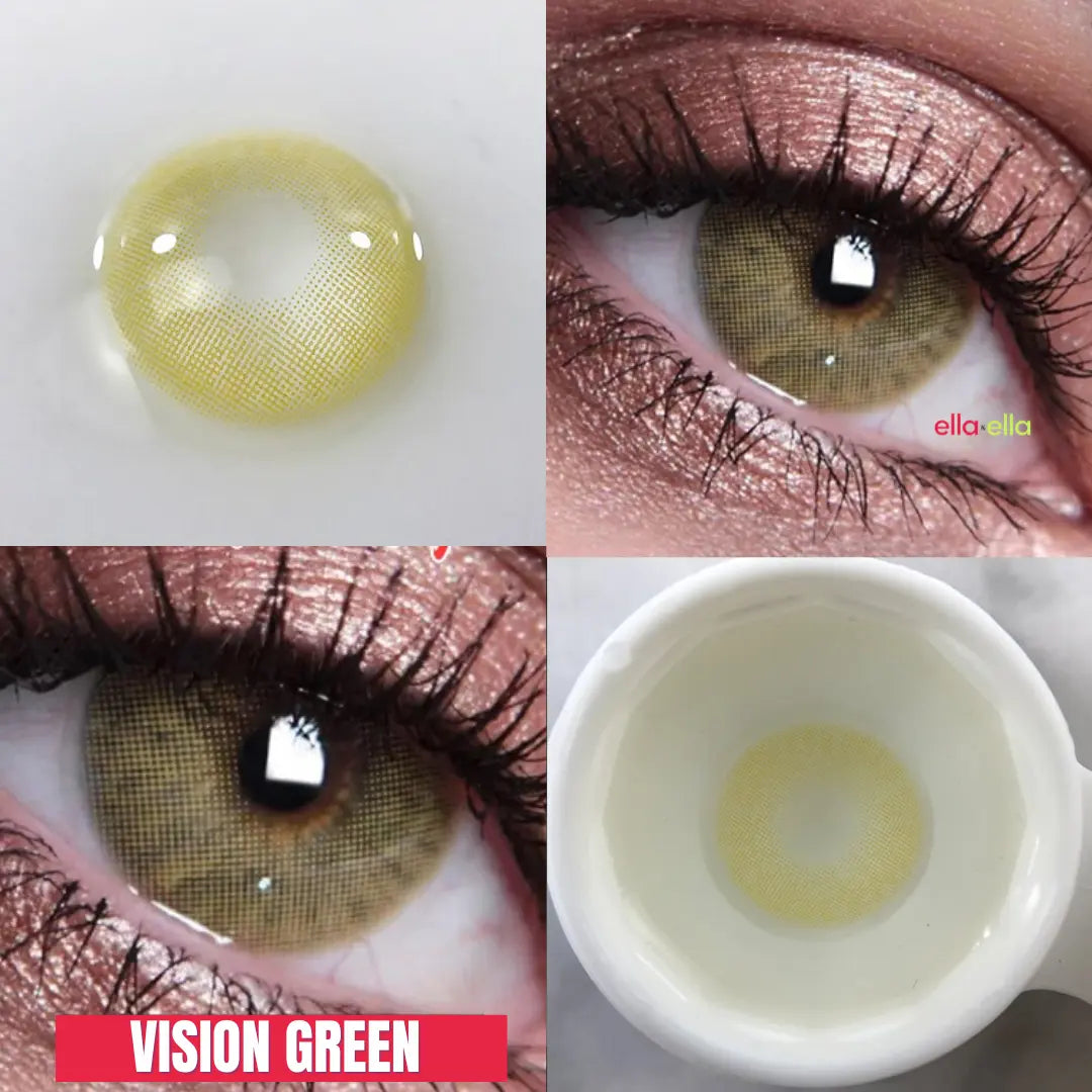 Lente de contato colorida - Vision Green