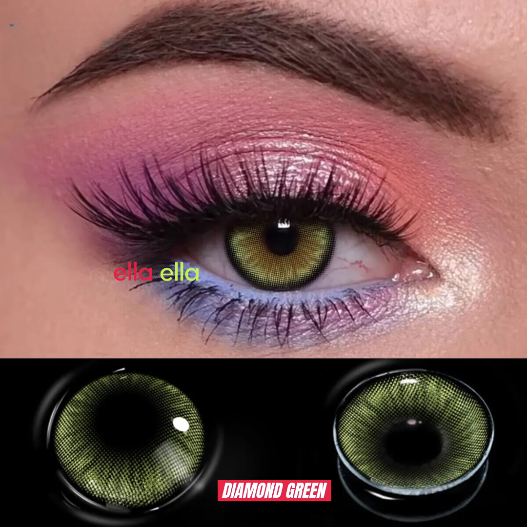 Lente de contato colorida - Diamond Green