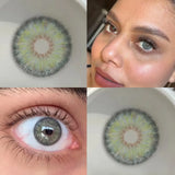 Lente De Contato Anual - Brezy Gray (Pupila Reduzida)