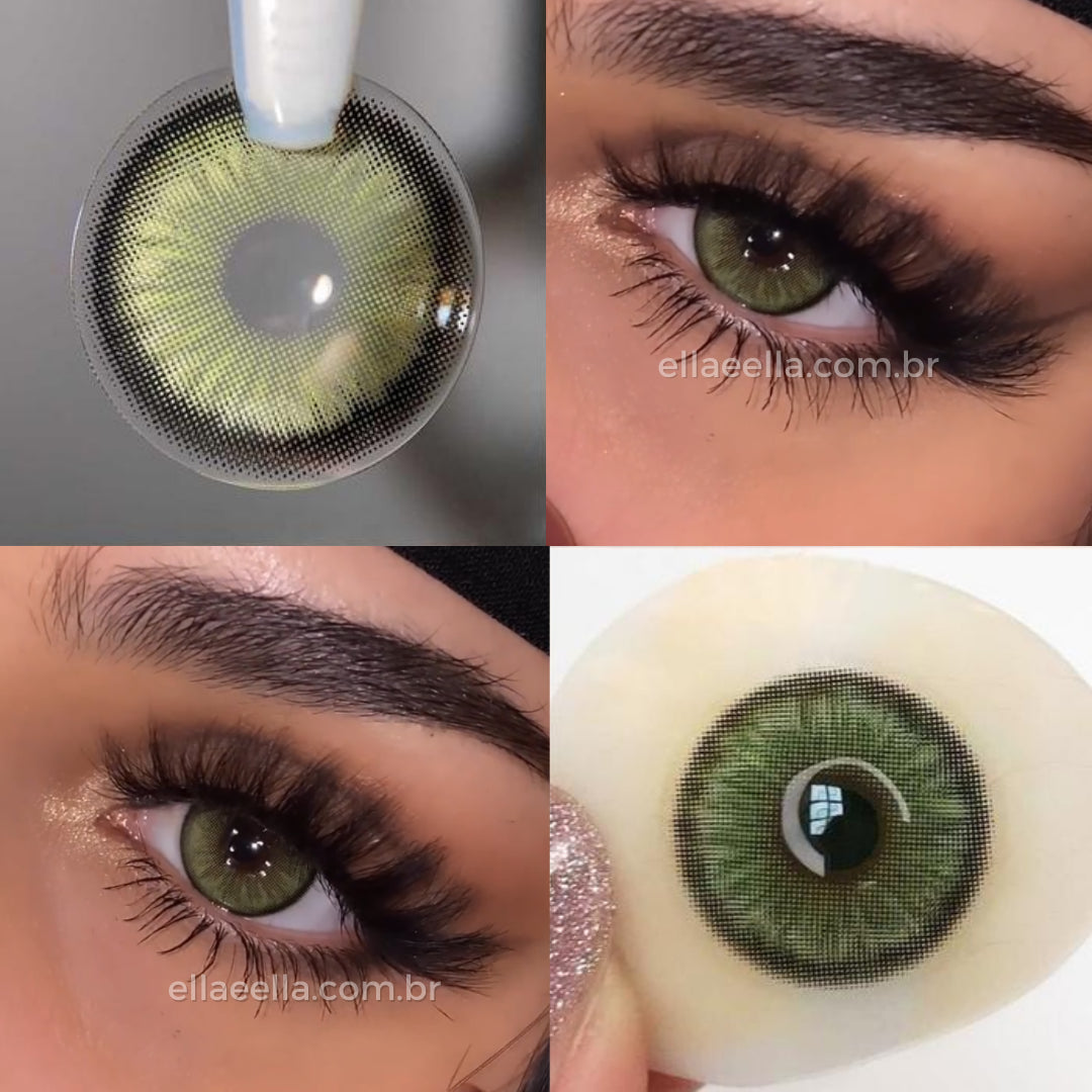 Lente de contato colorida - Diamond Green
