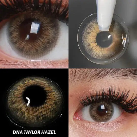 Lente de Contato Colorida - DNA Taylor Brown Hazel