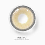 Lente De Contato Anual - Himalaya Brown