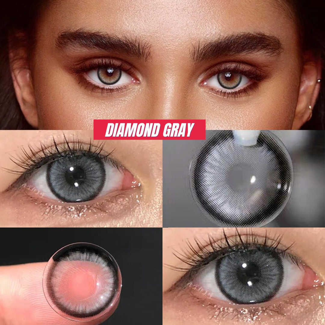 Lente de contato colorida - Diamond Gray