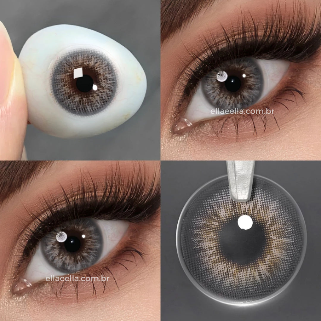 Lente De Contato Colorida - OMG Gray