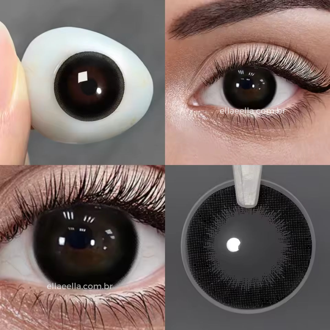 Lente De Contato Colorida - OMG Black