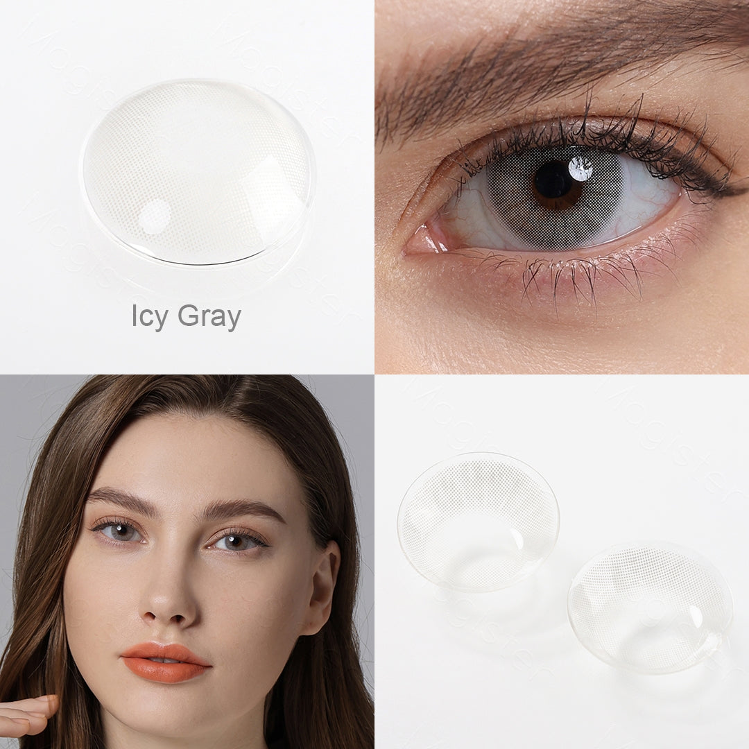Lente de Contato Colorida - Queen Icy Gray