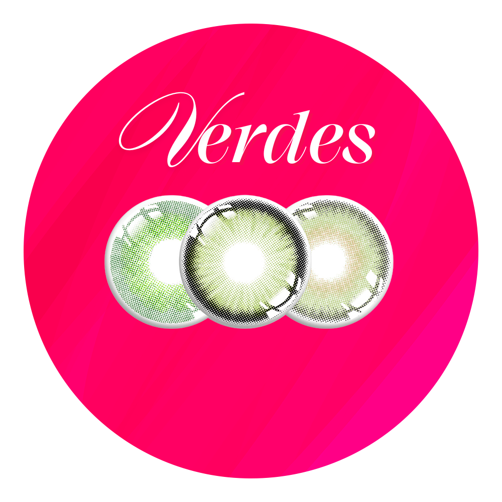Lentes De Contato em tons Verdes