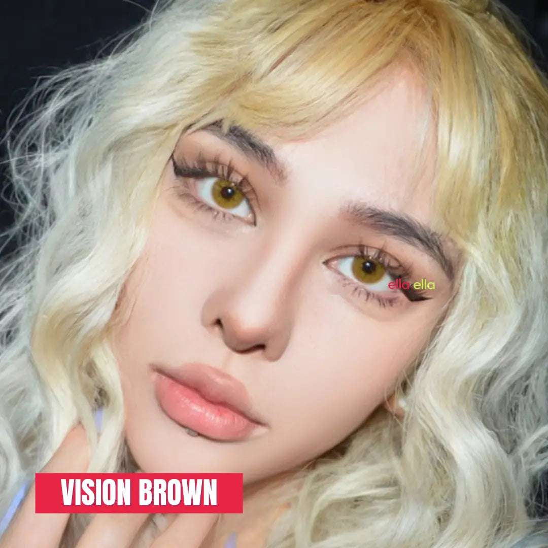 Lente de contato Colorida - Vision Brown