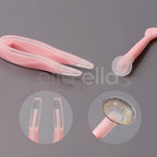 Aplicador com Pinça e Ventosa para Lentes de Contato