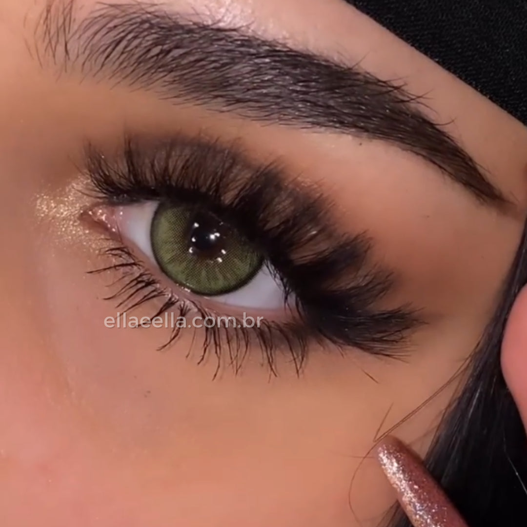 Lente de Contato Colorida - Diamond Green