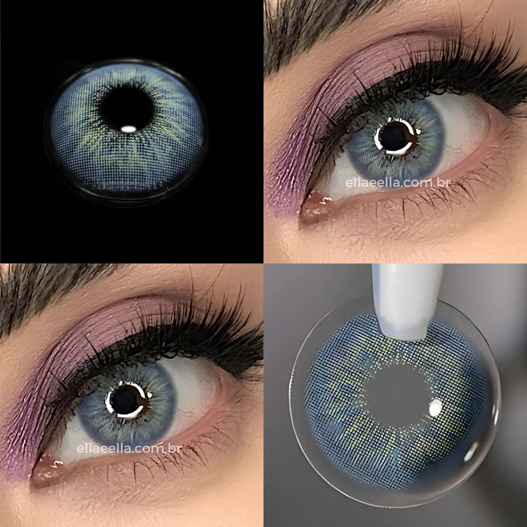 Lente de contato Colorida - Genetic Azul