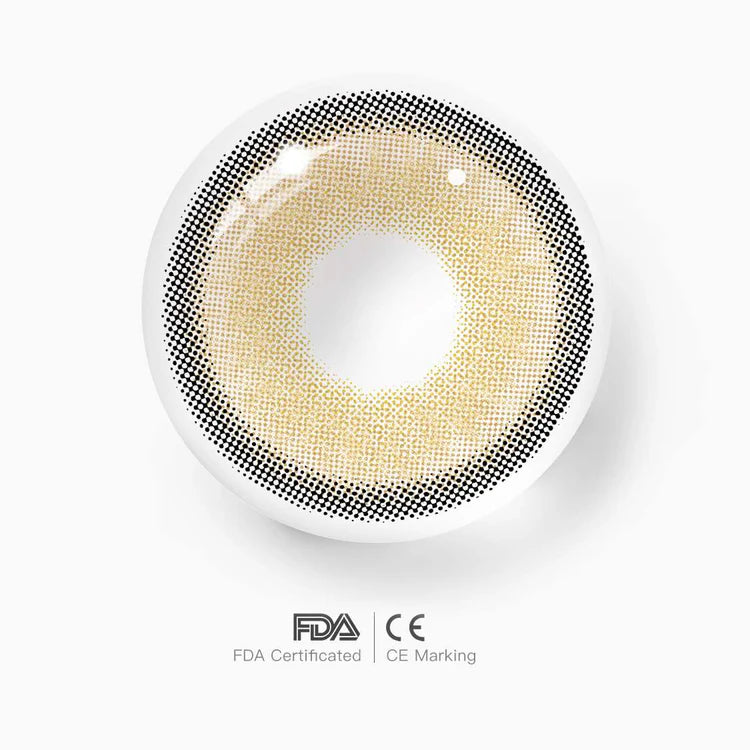 Lente De Contato Anual - Himalaya Brown