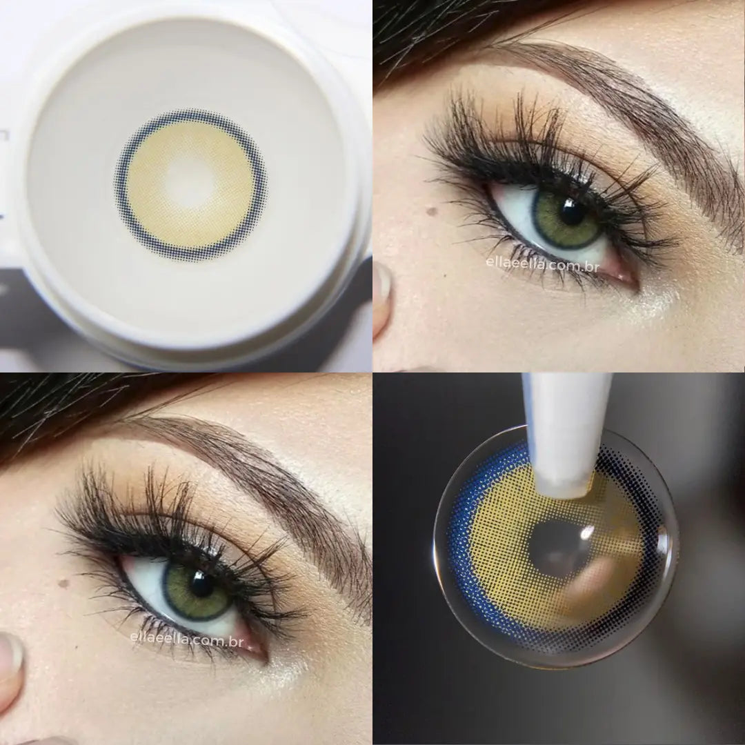 Lente de Contato Anual - Sienna Green