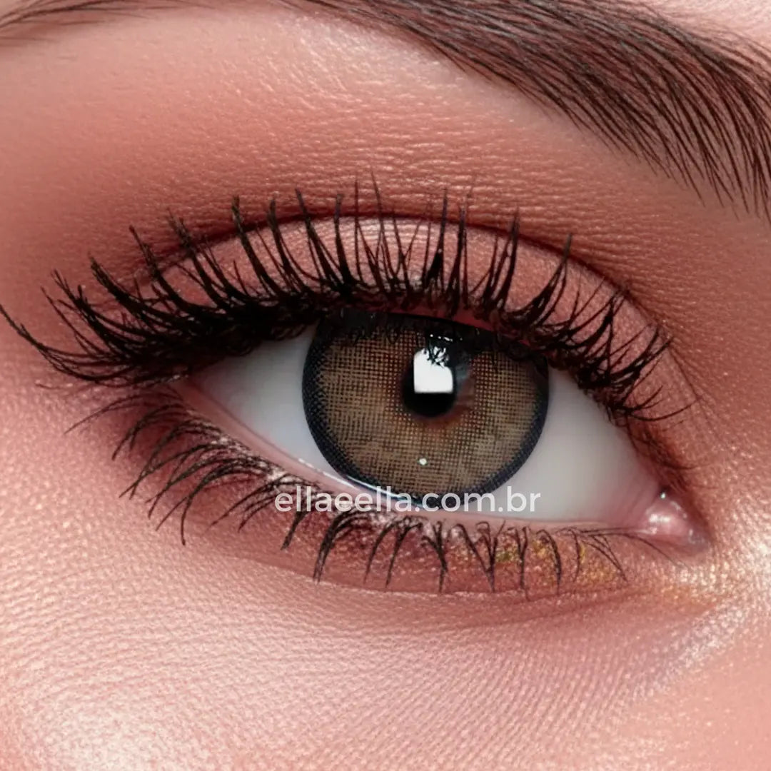 Lente de contato Anual - Sienna Brown