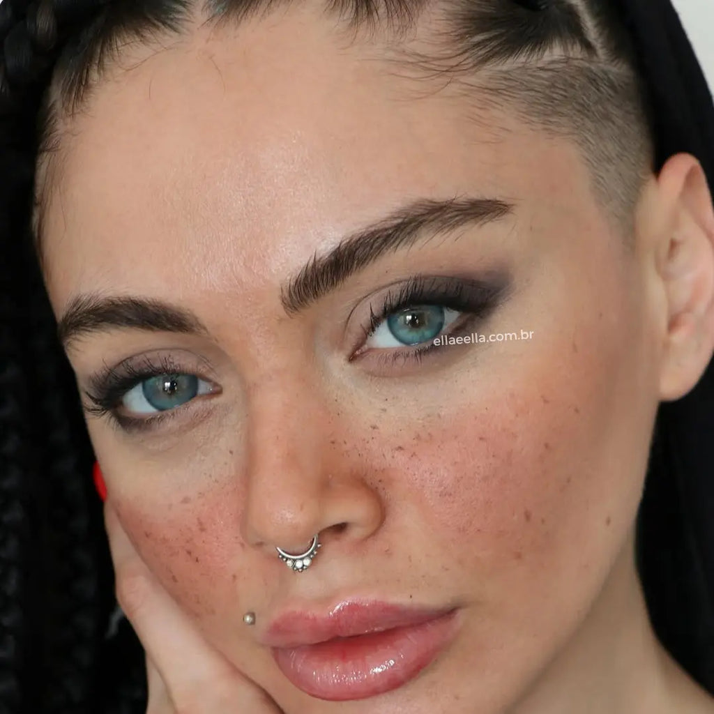 Lente De Contato Anual - Gleam Esmeralda