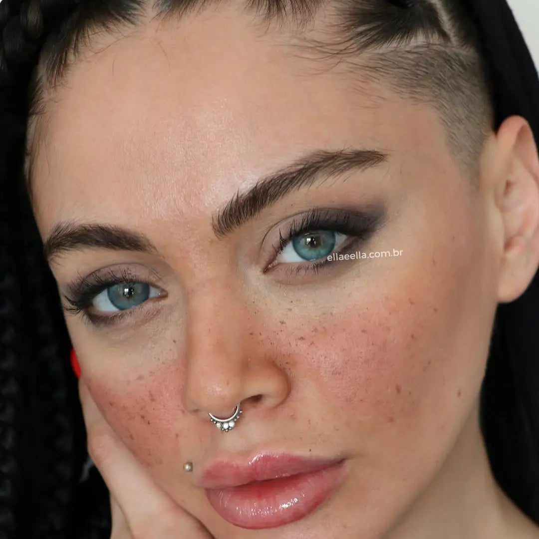 Lente De Contato Anual - Gleam Esmeralda