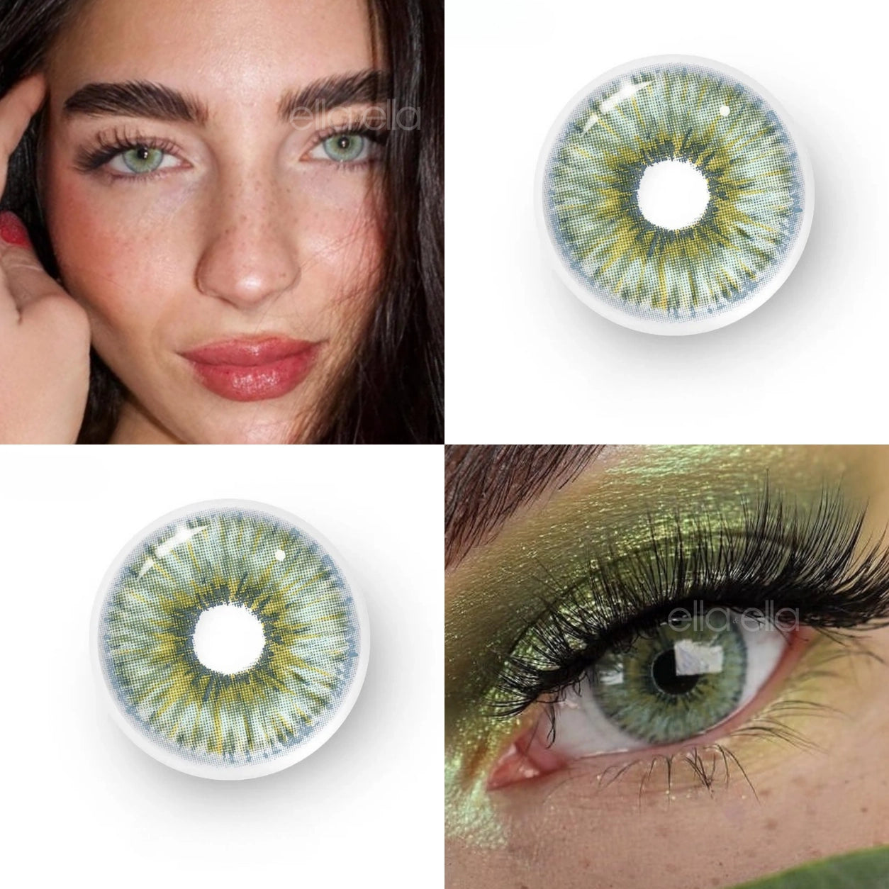 Lente de Contato Anual - Íris Green (Pupila Reduzida)