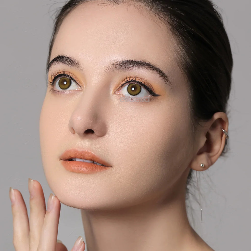 Lente De Contato Colorida - Verde Oliva