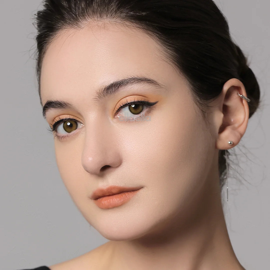 Lente De Contato Colorida - Verde Oliva