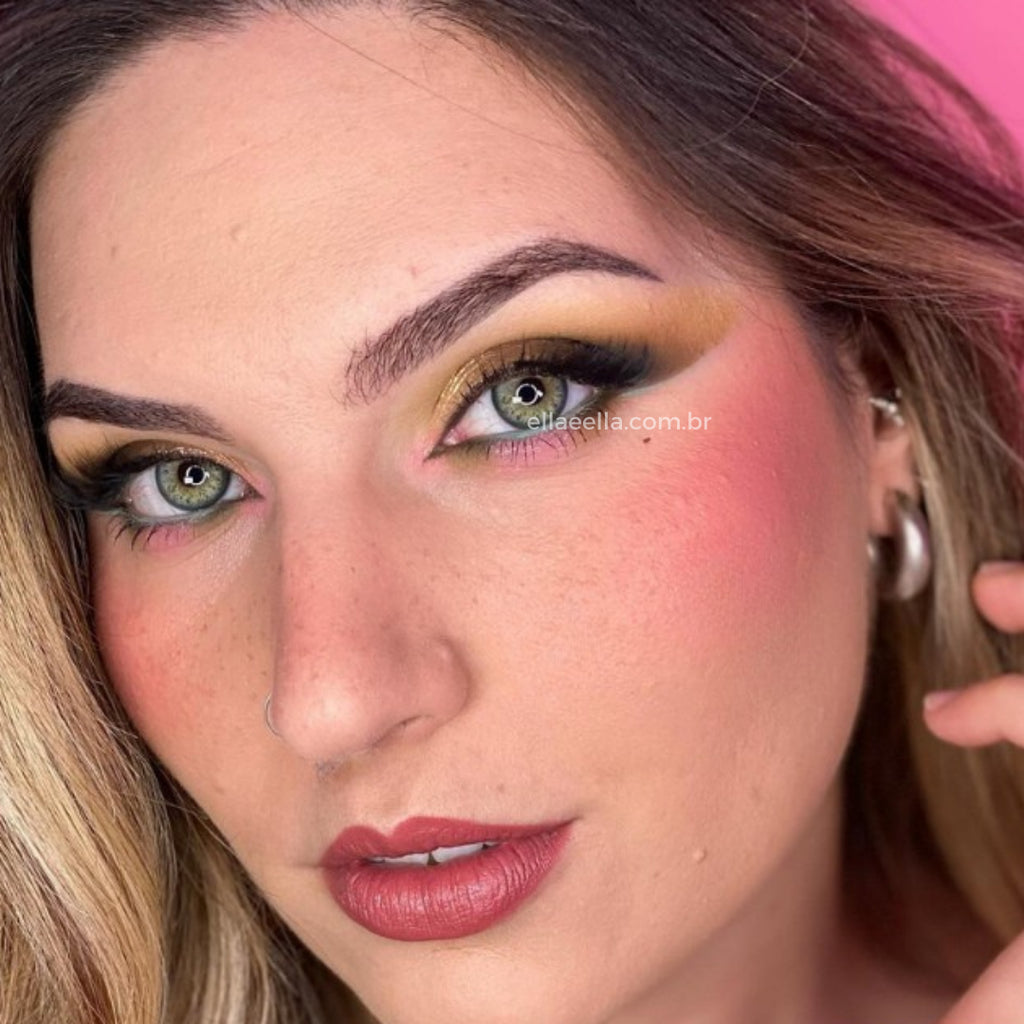 Lente De Contato Anual - Ancient Green