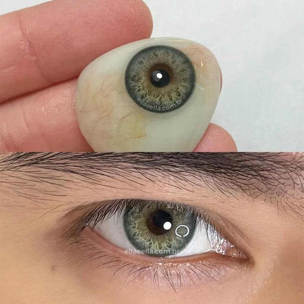 Lente De Contato Anual - Ancient Green