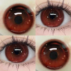 Lente De Contato Cosplay Anual - Star Red