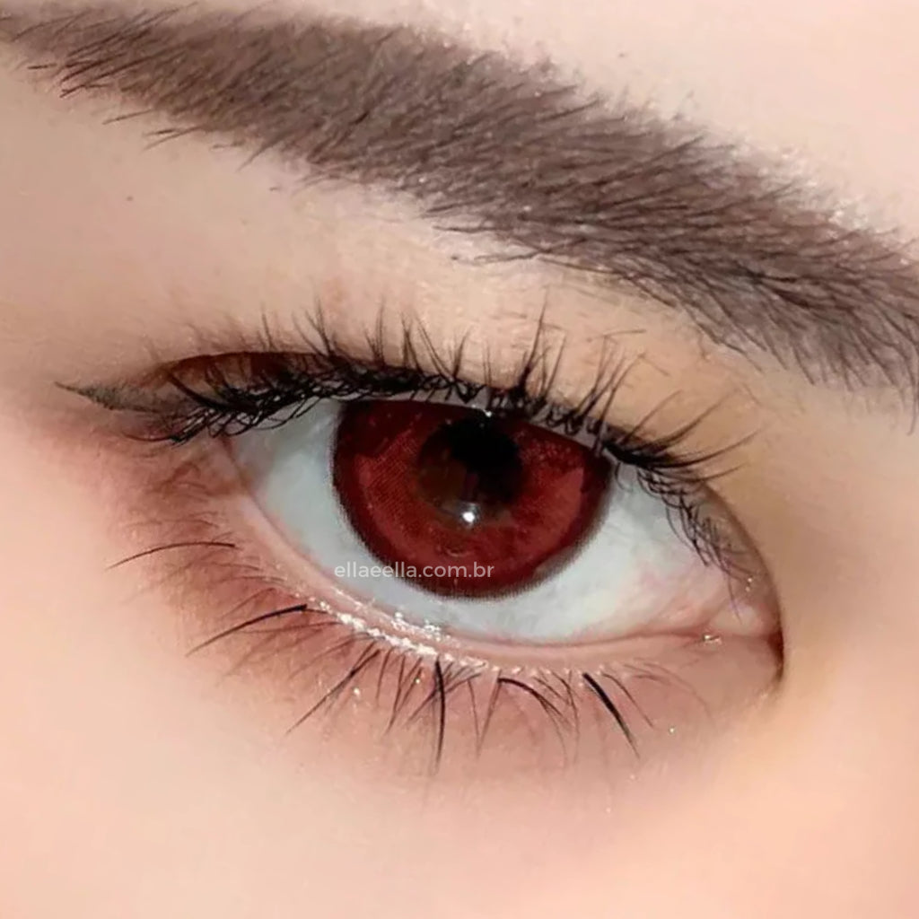 Lente De Contato Cosplay Anual - Annabelle Red