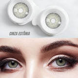 Lente de Contato Anual - Cinza Estônia  (Pupila Reduzida)