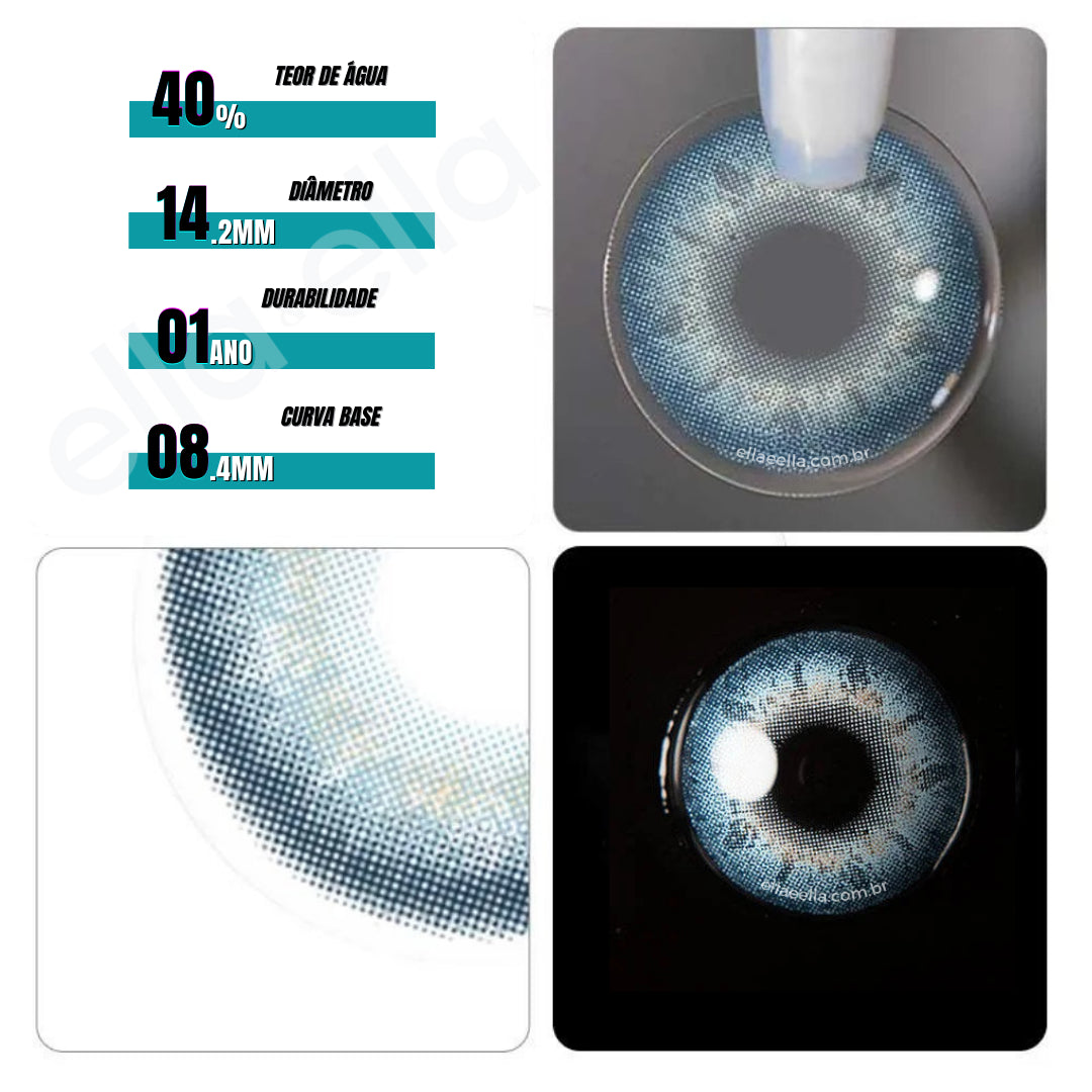 Lente De Contato Colorida - RichGirl Sky Blue