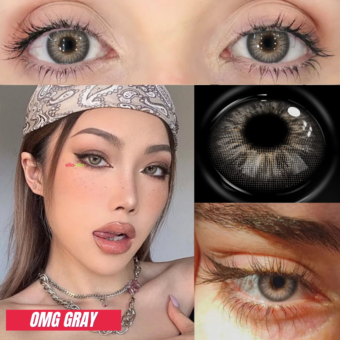 Lente De Contato Colorida - OMG Gray