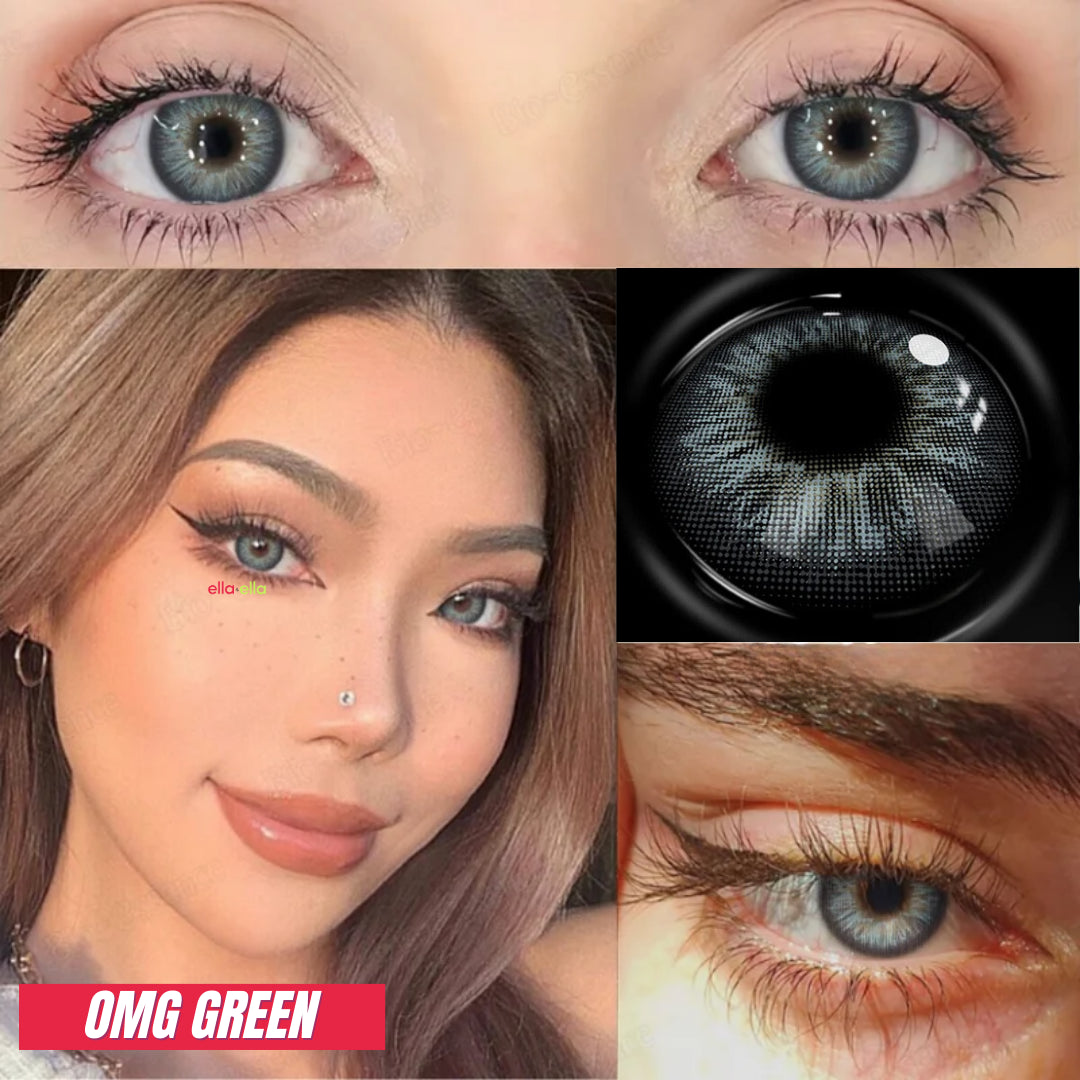 Lente De Contato Colorida- OMG Green
