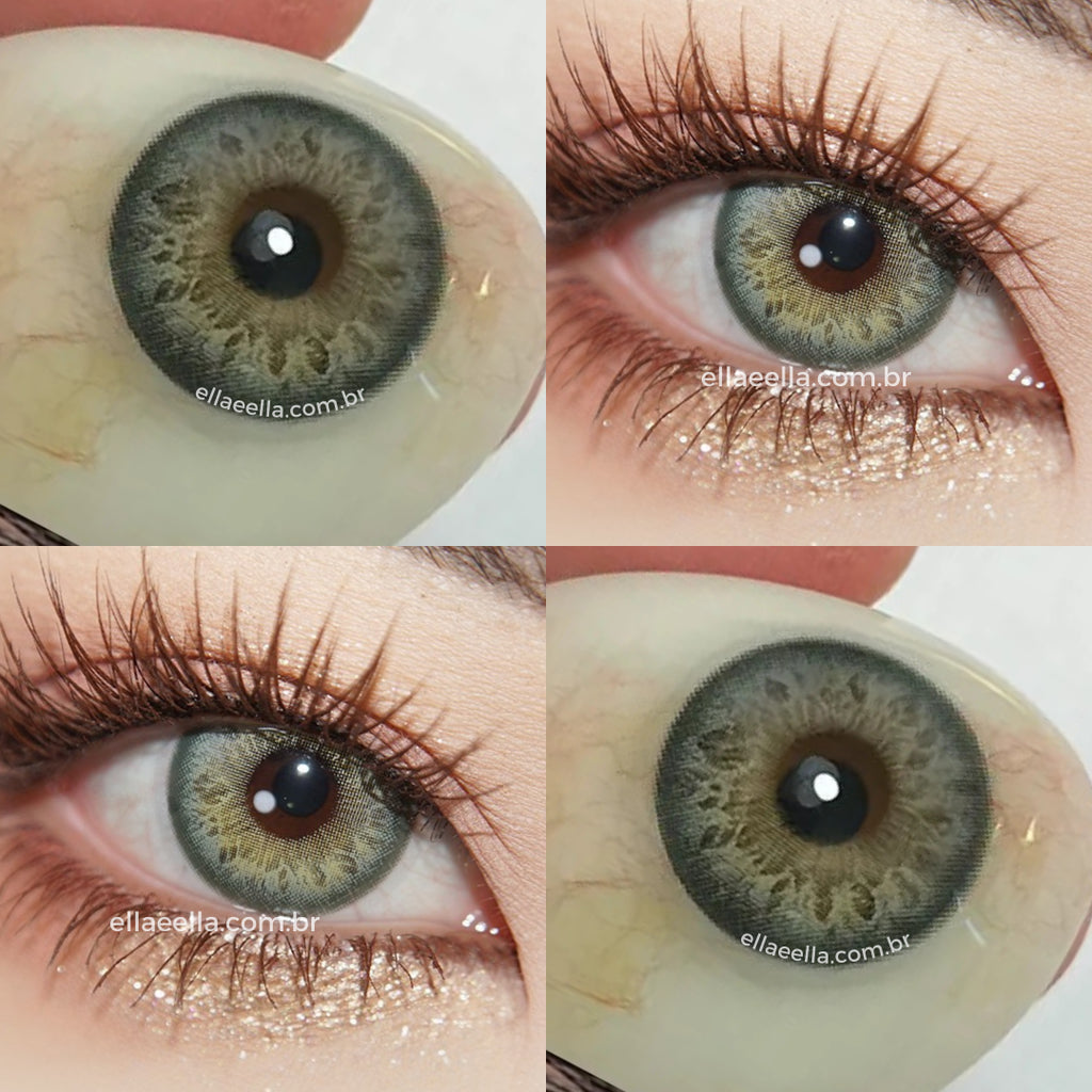 Lente De Contato Anual - Ancient Green