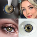 Lente de Contato Anual - Sienna Green
