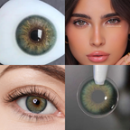 Lente De Contato Anual - Golden Esmerald