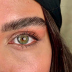 Lente De Contato Anual - Brezy  Olive Green (Pupila Reduzida)