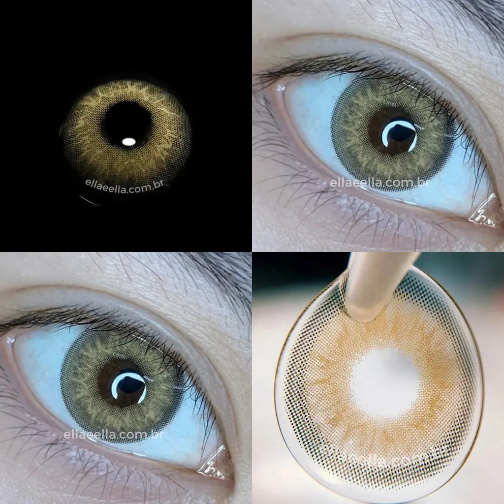 Lente De Contato Anual - Himalaya Brown