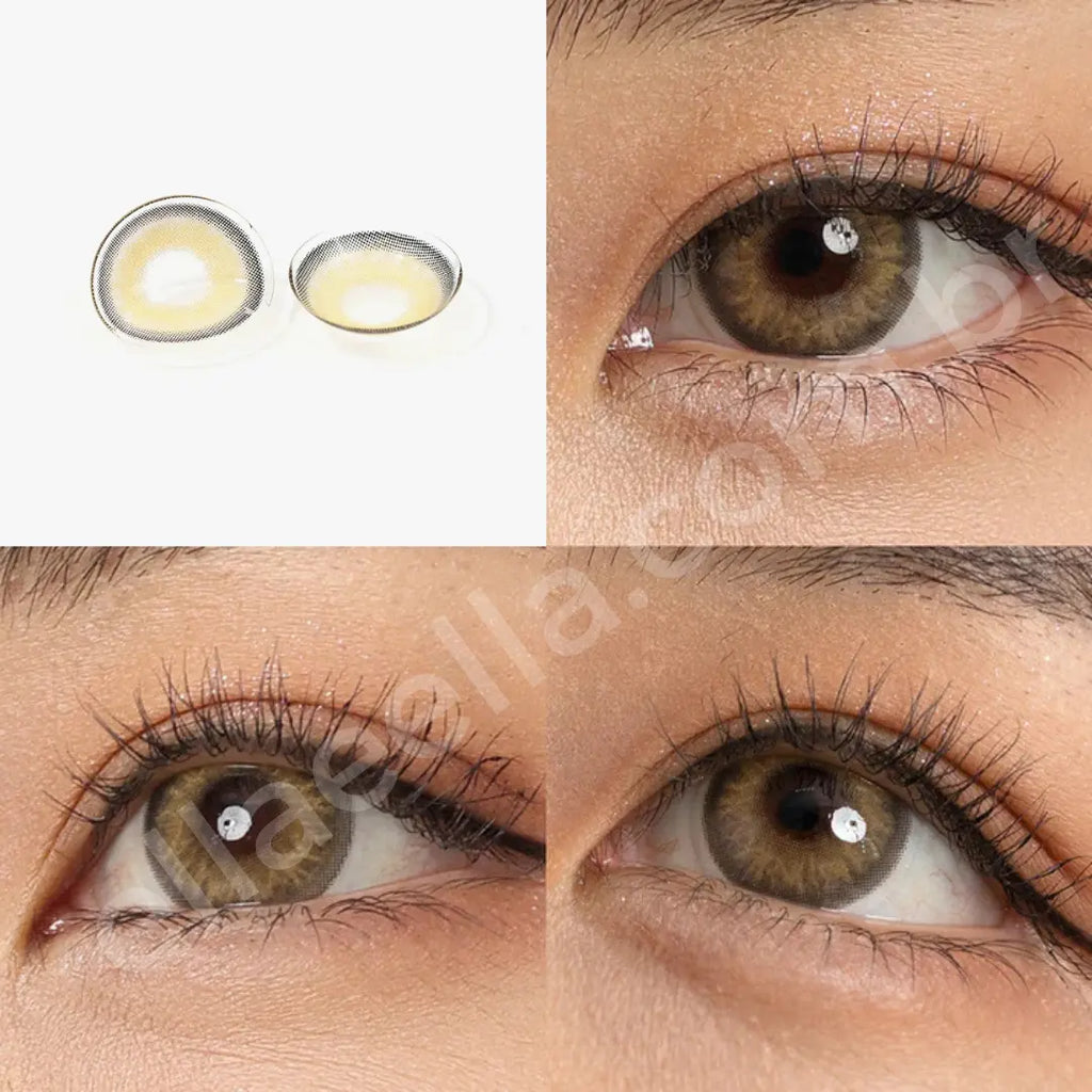 Lente De Contato Anual - Himalaya Brown