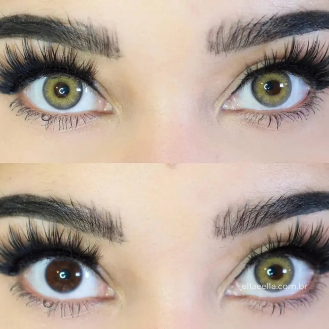 Lente De Contato Anual - Himalaya Brown