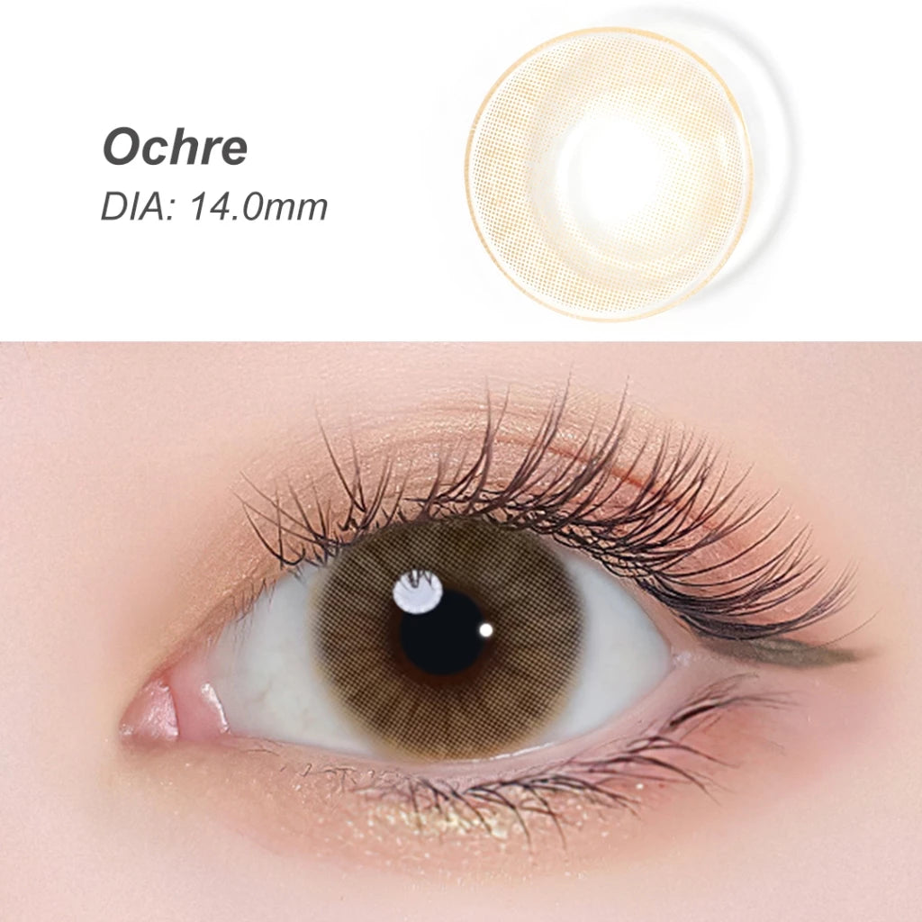 Lente de Contato Anual - Queen Ochre