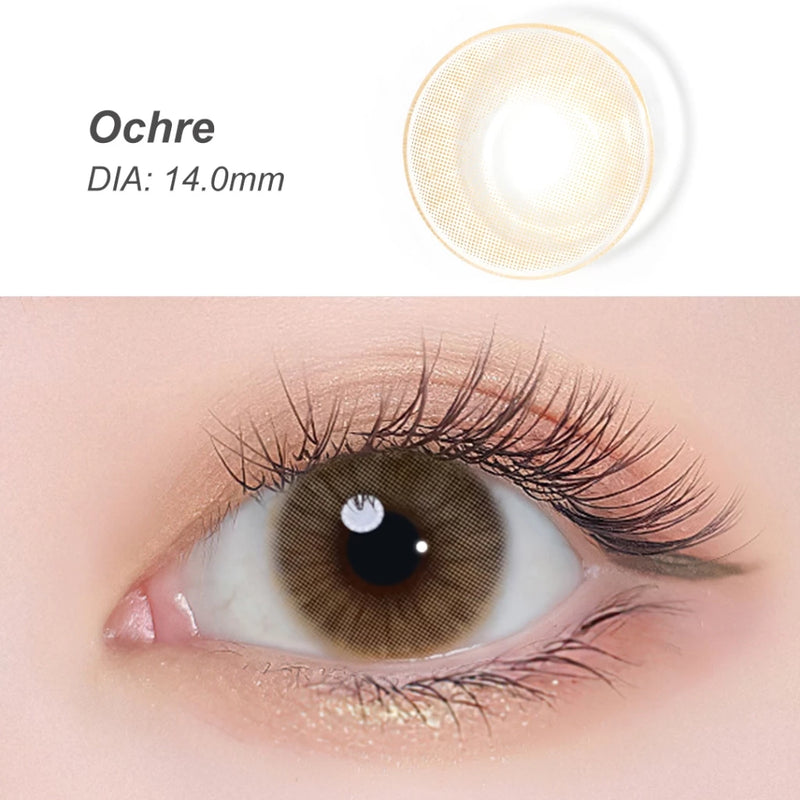 Lente de Contato Natural - Queen Ochre