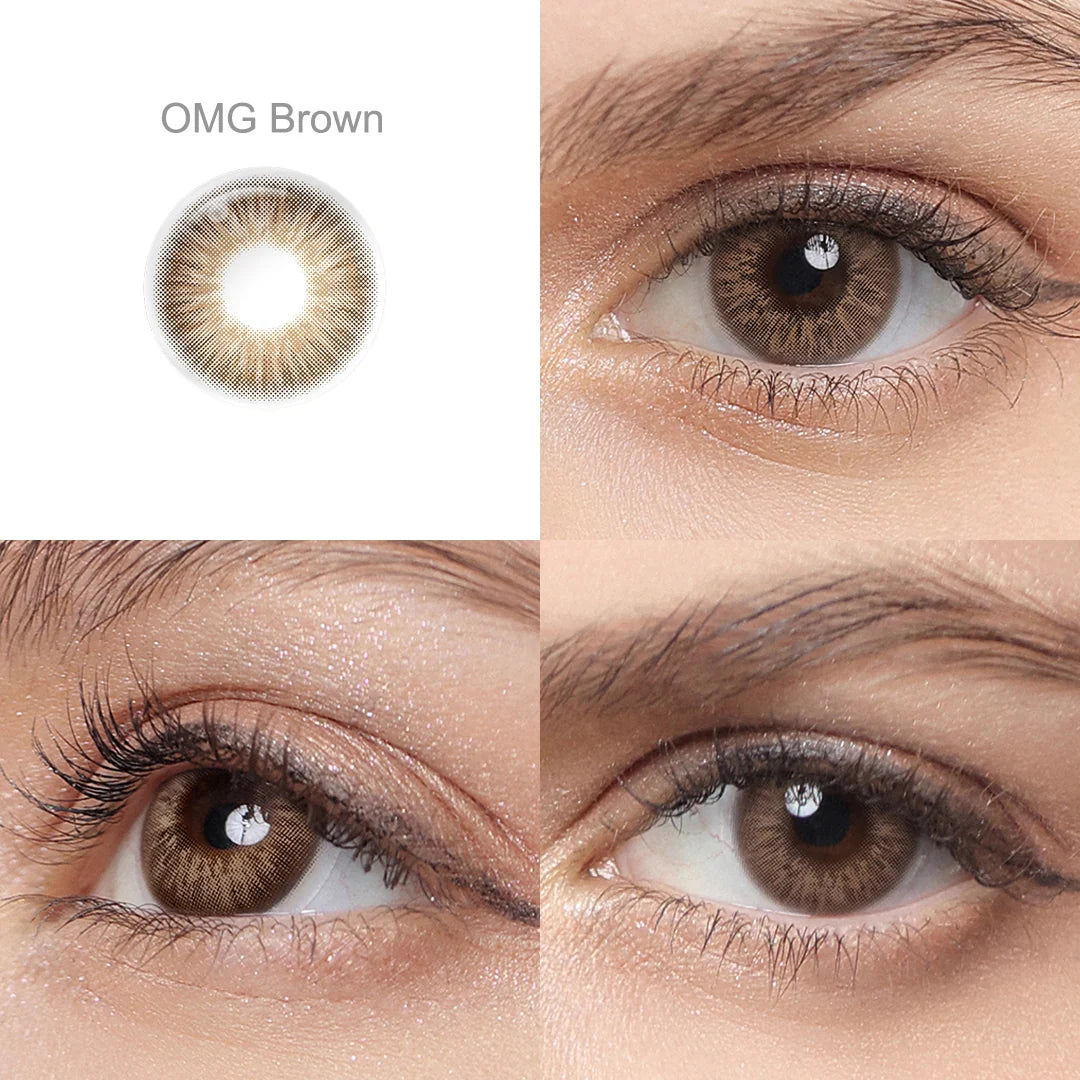 Lente De Contato Colorida - OMG Brown