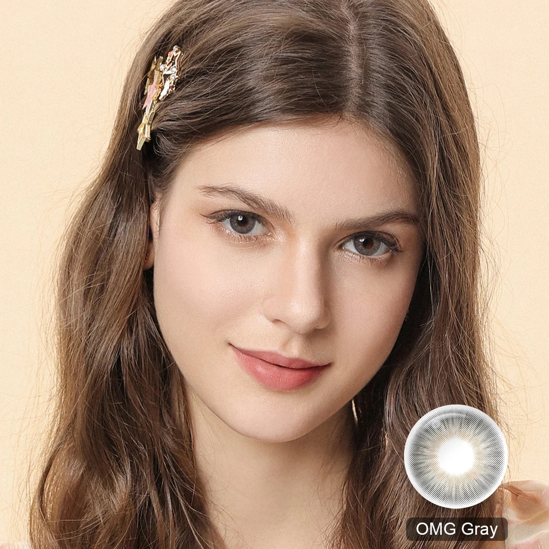 Lente De Contato Colorida - OMG Gray