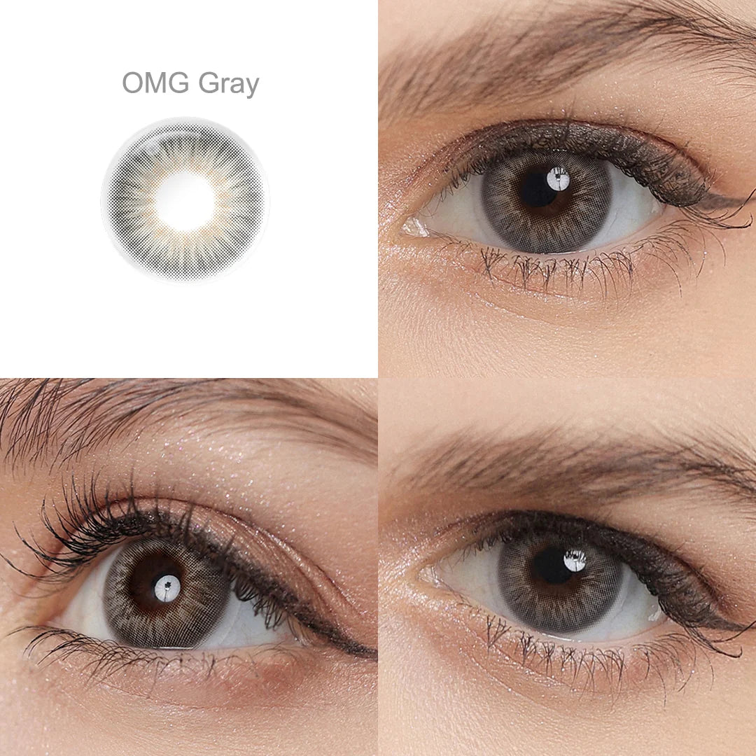 Lente De Contato Colorida - OMG Gray