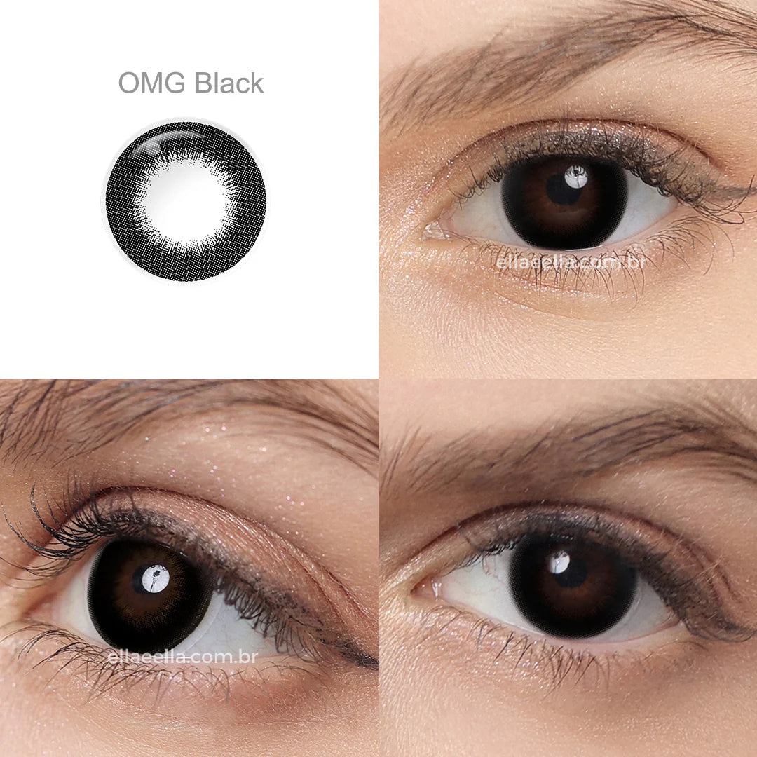 Lente De Contato Colorida - OMG Black