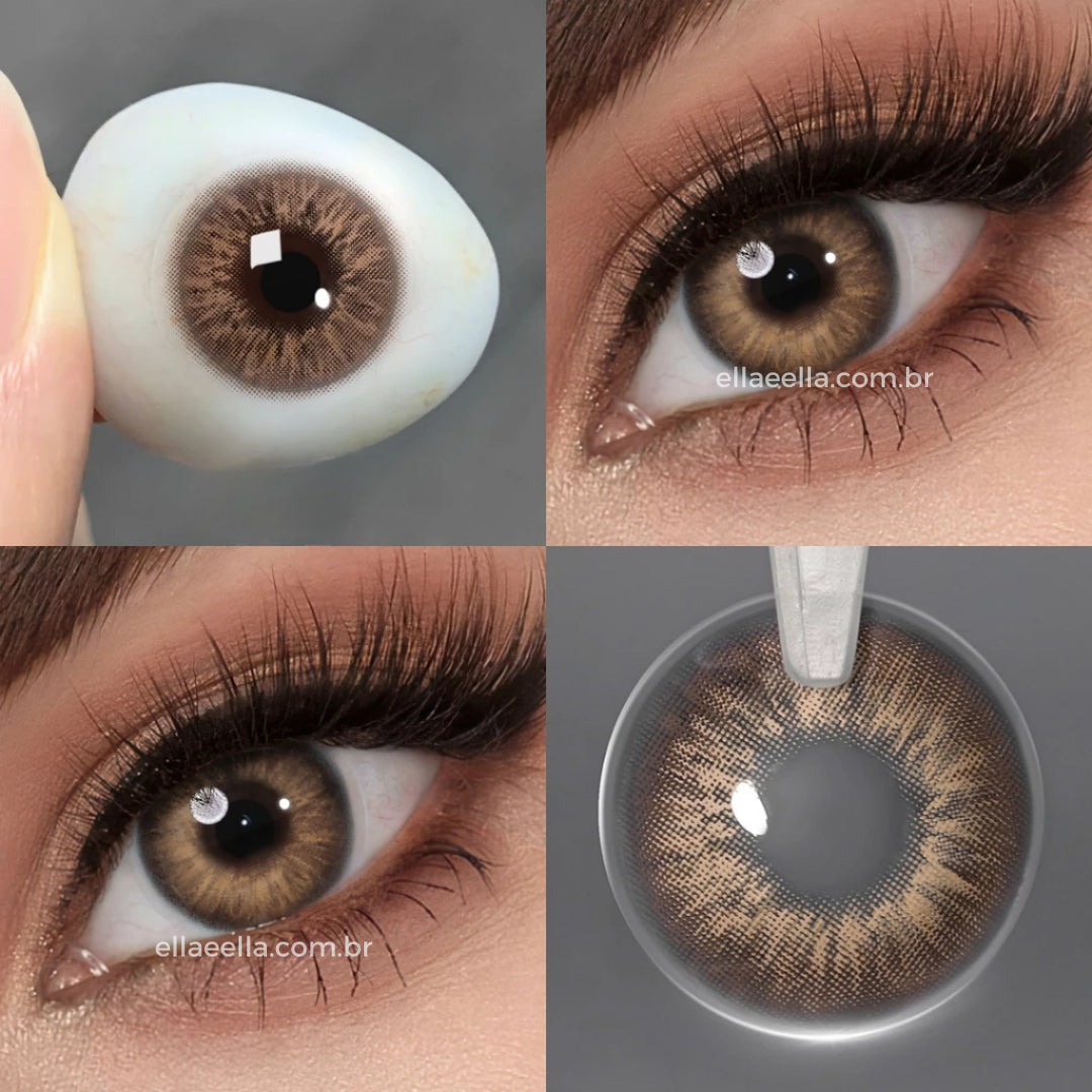 Lente De Contato Colorida - OMG Brown