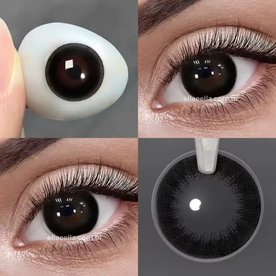 Lente De Contato Colorida - OMG Black