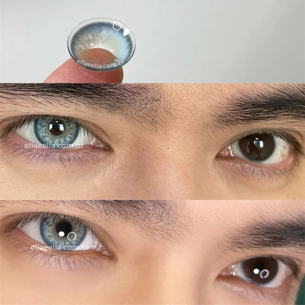 Lente De Contato Anual - Rome Blue