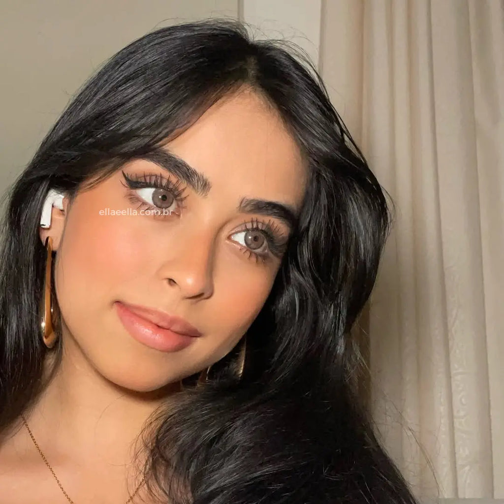 Lente De Contato Anual - Siri Brown (Pupila Reduzida)