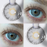 Lente De Contato Anual - Siri Gray (Pupila Reduzida)